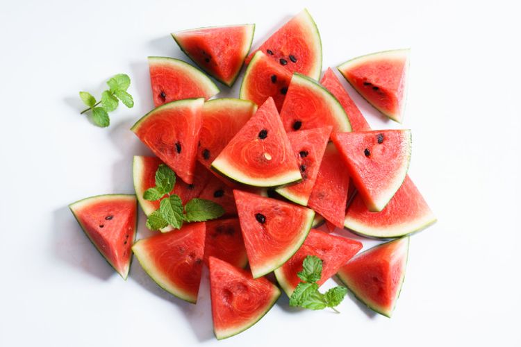 calories in Watermelon, eating watermelon